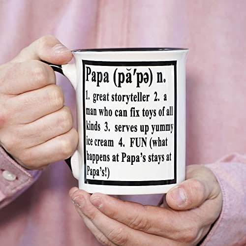 Cottage Creek Papa Caneca, Cerâmica 16oz Definição Caneca de Café Papa