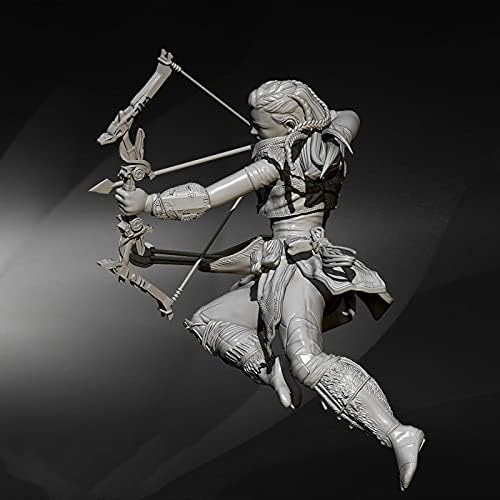 Goodmoel 1/24 Antigo kit de modelo de figura de resina de resina Warrior Tribal feminina não montada e sem pintura/CK-8167