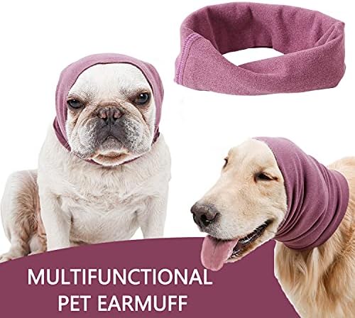 Setsbo Dog Capas de ouvido silencioso para proteção da orelha, abafas calmantes para cães/gatos - capô para alívio da ansiedade/calmante/quente