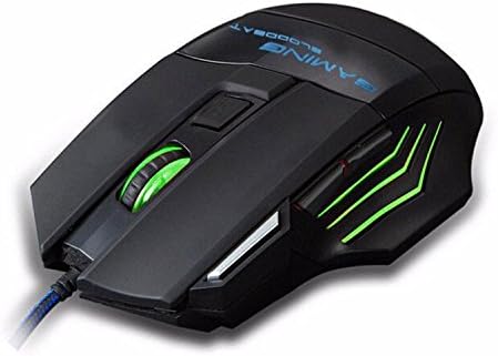 Xboss S70 LUZ LED MULTICOLOR 7 botão 5500DPI Profissional Optical USB Wired Gaming Mouse REDS