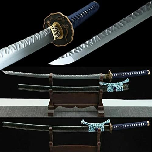 PJXC Hand forjado Damasco dobrado em aço japonês samurai katana sharp