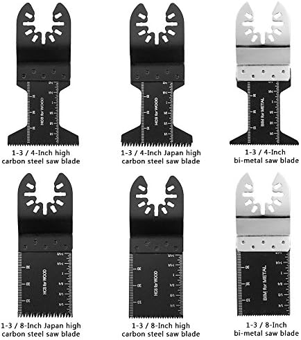 20pcs Ferramentas de oscilação bi-metal Blades Wood Oscilando as lâminas de serra de serra profissional que oscilam multitool