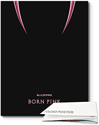 Dreamus [Weverse] Bornpink 2º Álbum [Born Pink] Conjunto de caixas [Pink Ver.] + Pôster dobrado de pré-encomenda, YGP0181