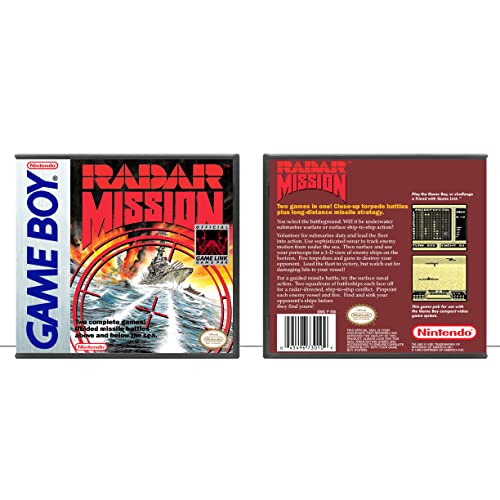 Missão do radar | Game Boy - Caso do jogo apenas - sem jogo