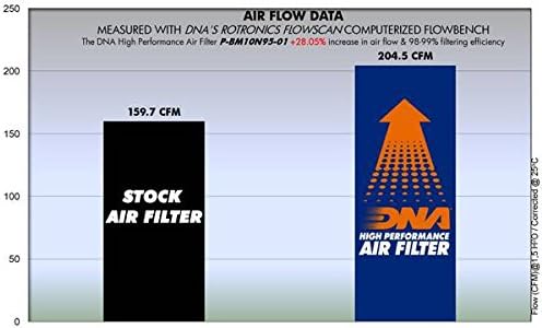 Filtro de ar de alto desempenho de DNA compatível com R100 CS PN: P-BM10N95-01