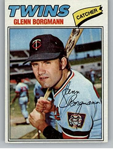 1977 Topps Set Break One 87 Glenn Borgmann Minnesota Twins Official MLB Baseball Card. Veja a foto para a condição.