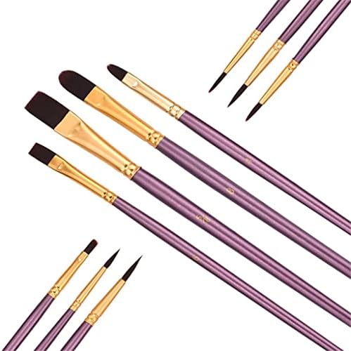 CzdyUf 10pcs pincéis de tinta define nylon pintando pincel Óleo de acrílico escova de guache de aquarela Pen