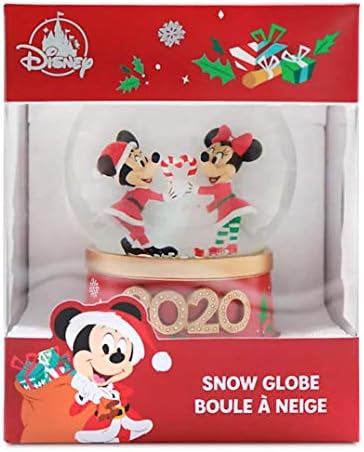 Disney Store Mickey e Minnie Holiday Cheer Snow Globe - 2020