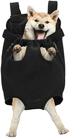 Pianpianzi Mesh Pet Backpack portátil Backpack Backpack Pet Supplies Double Car Seat for Dogs Small 5-15