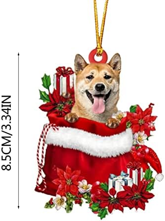 Bells Garland 2022 Novo personagem de cachorro de cachorro de desenho animado antes do pingente de natal pingente de natal