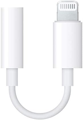 Apple Lightning para adaptador de fone de ouvido de 3,5 mm