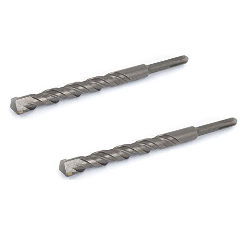 Ldexin 2PCS SDS Plus Bits, Bit de perfuração de martelo rotativo de ginástica de carboneto de rocha, 0,7 x 8,3/ 18 x 210mm