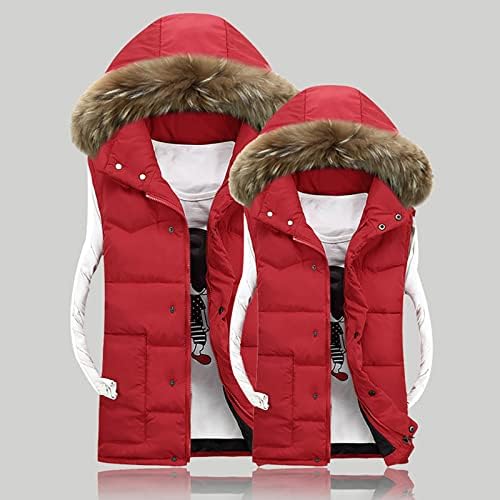 Colete de inverno ADSSDQ para homens, jaqueta de grandes dimensões Men tanques clássicos de inverno motociclista de cor de cor de cor de cor sólida macio