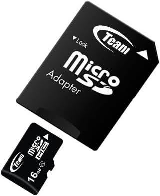 16 GB Turbo Speed ​​Class 6 Card de memória microSDHC para Samsung Beat Disc DJ eis. O cartão de alta velocidade vem com um SD e