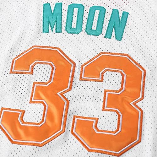 Aniwante Moon #33 Flint Tropics Jersey 90s costurou letras e números camisas de basquete S-xxxl