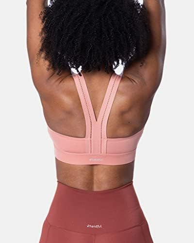 Punhado de suporta máxima de suporte para mulheres femininas suportes esportivos com almofadas removíveis, sutiã de ioga