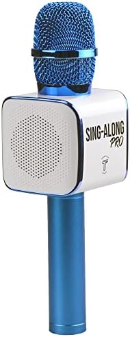 Microfone Bluetooth do Sing -Along Pro Bluetooth - microfone sem fio de karaokê com Bluetooth para crianças e adultos - microfone portátil para karaokê em casa - microfone de canto com áudio estéreo