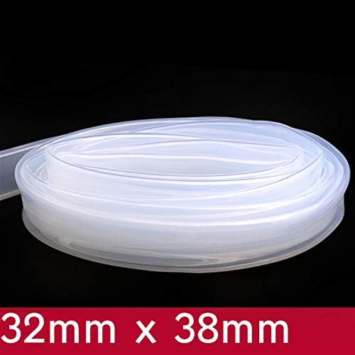 Mangueira de plástico transparente Tubo de silicone flexível transparente, ID 32mm x 38mm OD, leite cerveja macia Conectar Plástico Tubo de água flexível