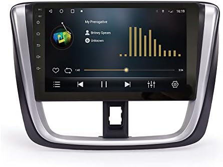 Android 10 Autoradio Navigação de carro Multimídia Player GPS Radio 2.5D Tela de toque fortoyota VIOS 2017 Sedan Octa Core 6GB RAM 128 GB ROM