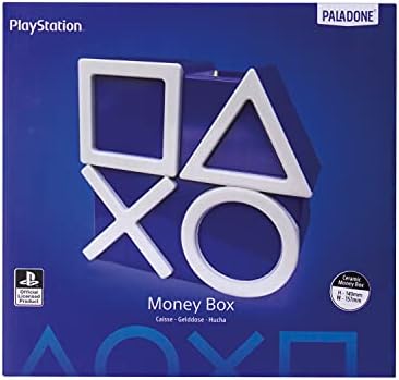 Paladone PlayStation Money Box, padrão, multicolorido