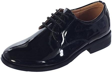 Avery Hill Boys Shiny ou Matte Patent Leather Special Ocalation Sapatos de batismo