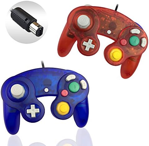 REISO 2 Pacote controladores NGC Classic Wired Controller para Wii GameCube