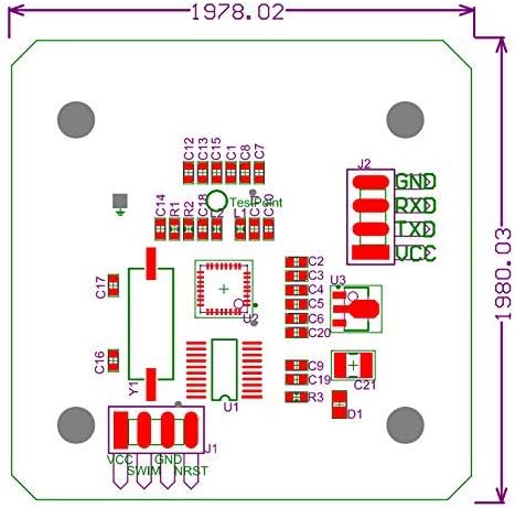 HILETGO RC522 13.56MHZ RFID RC522 RFID Reader 13.56MHz Card IC MFRC522 Módulo RF UART TTL Interface para Arduino