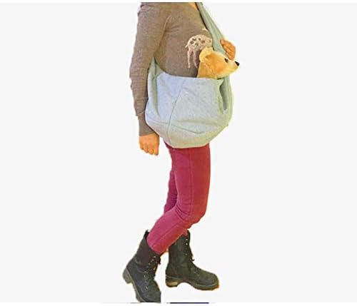 Mochila de animais de estimação meilishuang, bolsa de abraço de estimação, bolsa de cachorro, bolsa de ombro portátil,