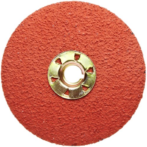 Cubitron II 3M Disco de fibra 785C, cerâmica, 5 'de diâmetro, 36 coragem, laranja
