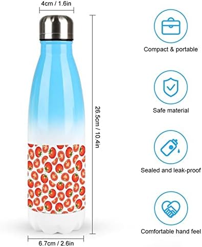 Tomate 17oz Sport Water Bottle Bottle Stainless Stone A vácuo Isolado em forma de cola reutilizável frasco esportivo