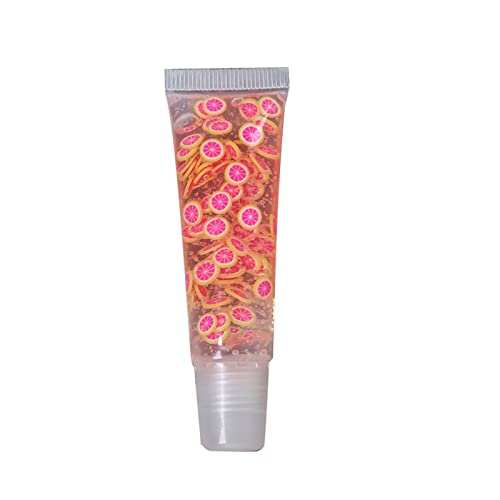 Bolas labiais de manchas de lábios para homens e mulheres hidratantes hidratantes hidratantes hidratantes lips lips lipstick mangueira orgânica glitter glitter brigh gel duplo color dupla cor de arco -íris