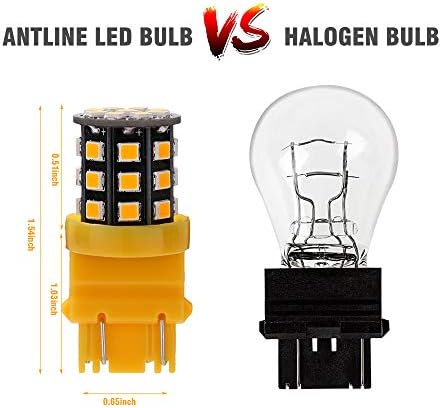 Antlina 3157 3156 3057 4157 3056 LED BULS AMARELO AMARELO, 12-24V SUPER BRILHO 1000 LUMENS SUBSTITUIÇÃO PARA LUZES DE GRANÇA SINAL