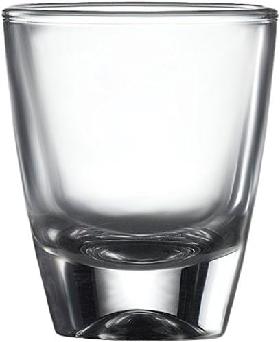 Circleware Tasters Shot Shot de 6, copos pesados ​​de vidro bebendo copos de vidro para uísque, vodka, conhaque, bourbon