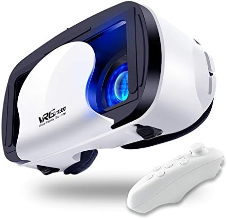 VR Realidade virtual de realidade virtual VR 3D VR Conjunto de óculos de realidade virtual 3D Óculos de realidade virtual, controlador,