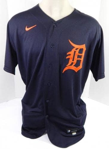 2021 Detroit Tigers Doug Bochtler 92 Jogo emitido Navy Jersey Spring Training 7 - Jogo usou camisas MLB