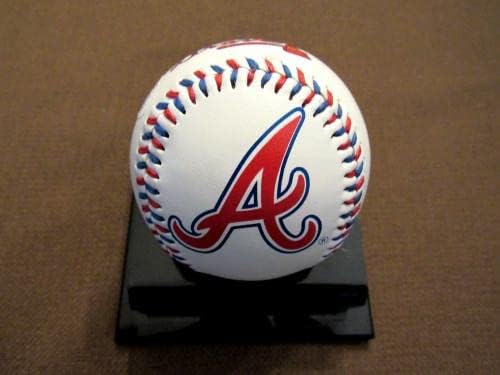 Bobby Cox WSC Atlanta Braves Hof Yankees assinado Auto Braves Logo Baseball JSA - Bolalls autografados