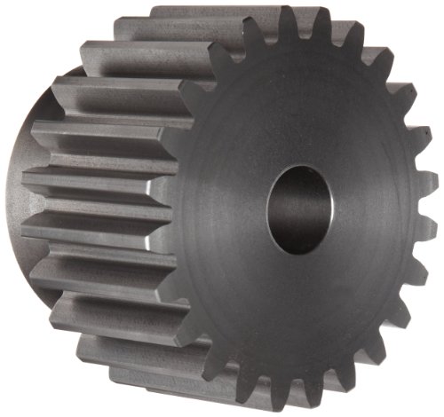 Ametric S2026 polegada Espurra de aço MPB Gear, 14-1/2 graus 20dp, 26 dentes, 3/8 polegadas +/- 1/16 Bore piloto, largura da face