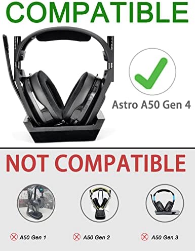 A50 GEN 4 MOD KIT - Earpads de reposição de defeanos e parada de cabeça compatível com o fone de ouvido Astro A50 Gen 4, almofadas de