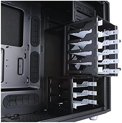 Projeto Fractal Definir R5 - Caixa de computador da torre média - ATX - otimizado para alto fluxo de ar e silencioso -
