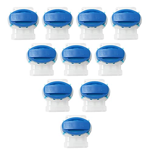 SJZBIN 10PCS 314 CONECTOR AUTOMÁTICO AZUL EMPRIMENTO PERMUTRA 3 FIE IDC 314 CAIXA CONEXORES DE CAIXA PARA ROUTO ROUTA