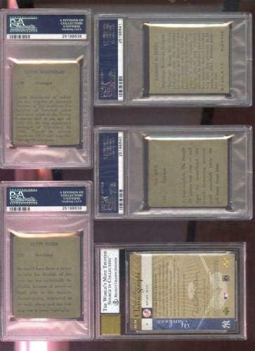 2004 UD Yankees Classic Scripts Rudy May Autograph Autograph BGS 8 9 Cartão graduado - Cartões autografados de Baseball Slabbed