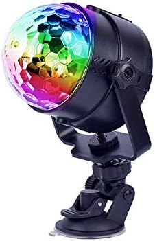 Luzes de bola de festa de disco, luzes de festa ativadas com controle remoto 7 cores RGB Dance Lamp Disco DJ Stab Stab
