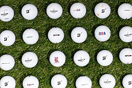 Bolas de golfe verde limpo 12-48 Reciclado usado para Bridgestone E6 Golf Ball Mix - Bom estado graduado para bolas de golfe de Bridgestone