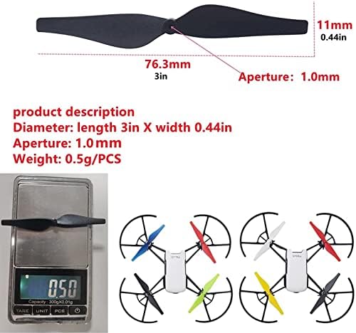 Acessórios 20pcs hélices para DJI Tello RC Quadcopter Drone