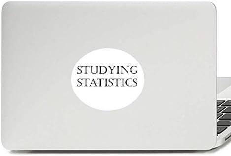 Phrase curta Estatística Estatísticas Vinil Emblem Laptop Gráfico Sticker Notebook Decal