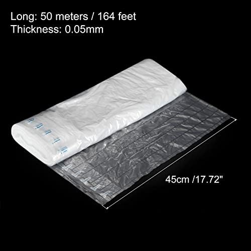 Meccanixity Air Bubble Bags Cushion Packing Roll 164ft x 17,72 polegadas com bomba de ar