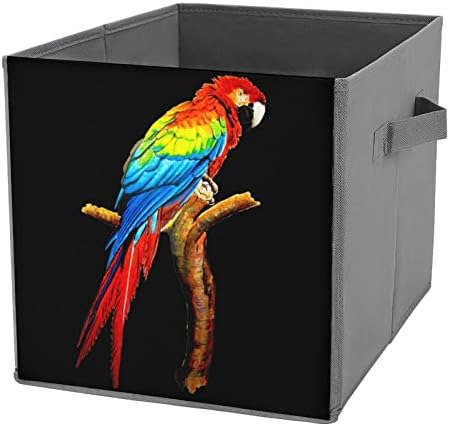 Cubos de armazenamento de tecido dobrável de papaga
