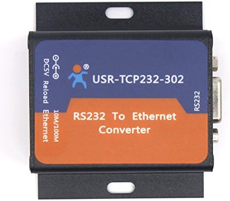 Pusr usr-tcp232-302 tamanho minúsculo rs232 para tcp ip conversor serial rs232 para o módulo de servidor Ethernet suportes