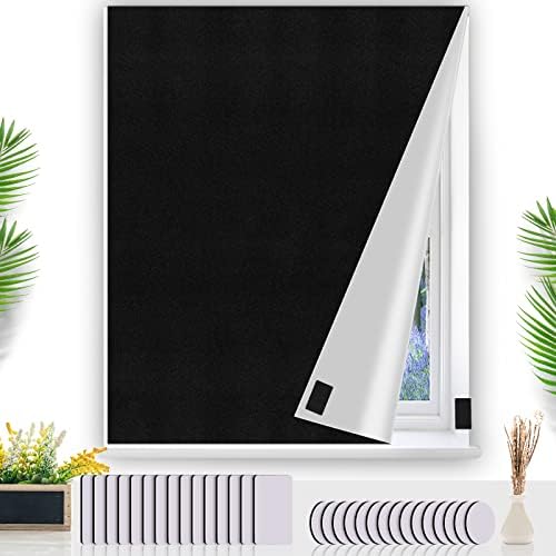 Blackout Blinds Blackout Material, Blackout Shorts portátil 300x145cm, corte de bricolage para qualquer tamanho