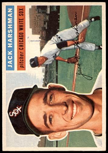 1956 Topps 29 Jack Harshman Chicago White Sox VG/Ex+ White Sox